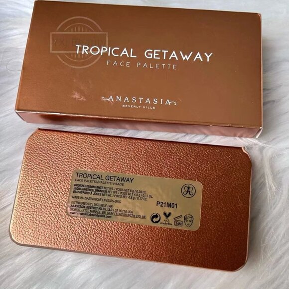 New Anastasia Beverly Hills Face Palette~Tropical Getaway~Full size~Authentic - Picture 4 of 5